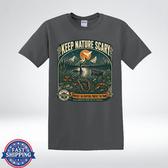 Keep Nature Scary Protect the Cryptids Protect the Parks Vintage T-Shirt
