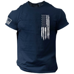 American Flag Shirt, Left Chest Flag, Patriotic, USA, 2A, 2nd Amendment