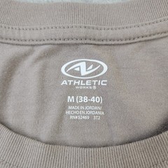 Athletic Works Shirt Mens Medium (38-40) Brown Amarillo By Morning Graphic