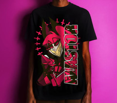 Hazbin Hotel Official Alastor Tee Shirt – Large – NEW