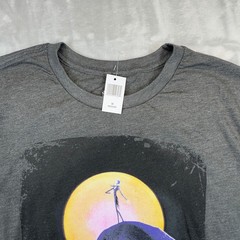 Disney T-Shirt Mens Medium Gray Nightmare Before Christmas Jack Skellington NWT