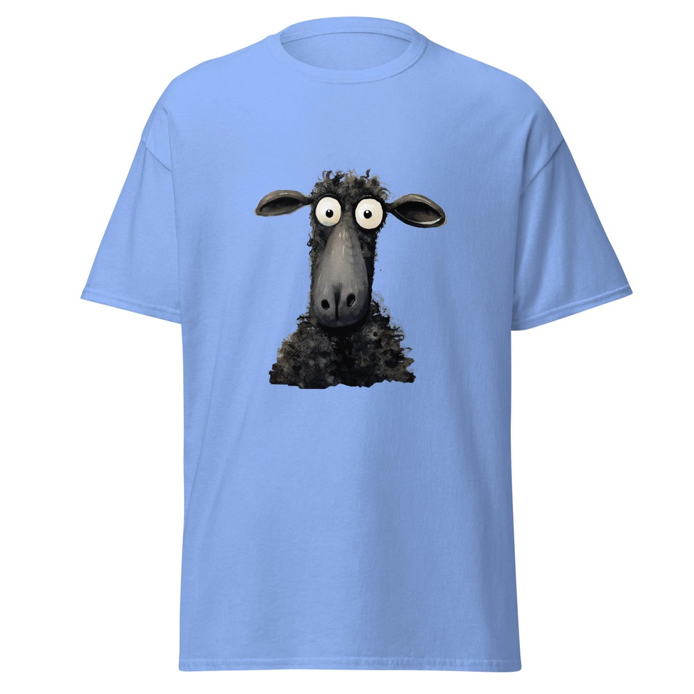 Funny Black Sheep t shirt Unisex Classic Tee Light Blue men S-5XL