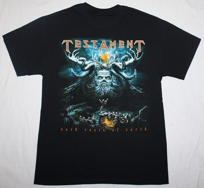 TESTAMENT DARK ROOTS OF EARTH Cotton Black All Size T Shirt For Men TR241