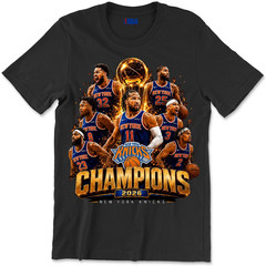 Knicks Champions 2026 Shirt Basketball Fan Graphic Tee