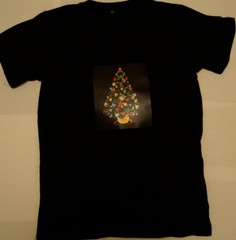Christmas SOUND Activated LED T-SHIRT
