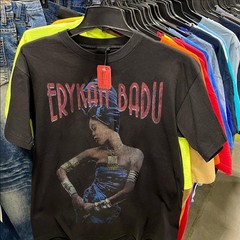 2001 Erykah Badu Tour Washed T-Shirt Black XL