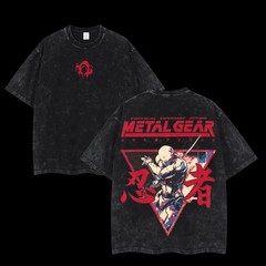 Metal Gear Solid Double Printed Unisex Streetwear T-Shirt