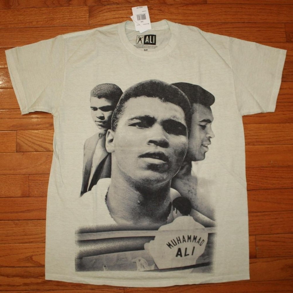 UNISEX Graphic T-Shirt MUHAMMAD ALI Mens Size SMALL Boxing Champion *S5