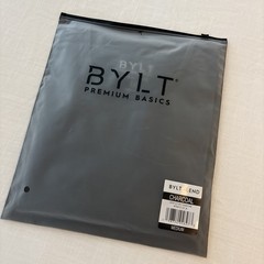 BYLT Premium Basics T-Shirt Mens M Drop Cut S/S Bylt Blend Signature Charcoal