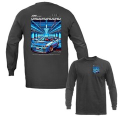 Pixelated JDM Imported Tuned Custom JDM Sports Car Long Sleeve