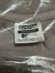 *NIB* RARE DEFCON x FRONTIER Medium TEE T Shirt! GRAY NSW DEVGRU FOG SupDef Qilo