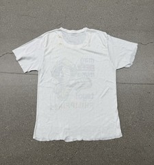 True Vintage 70’s Philippines Beer Promo Graphic T-shirt Uni White Sz Small
