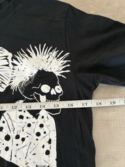 Ken Carson x Ed Hardy T Shirt S Black More Chaos & Friends Slim Fit NEW *spots