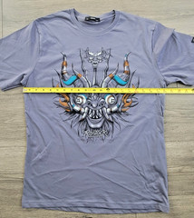 Peruvian Design T Shirt Unisex Size L *** Diablada Dance Mask – Peruvian Cotton