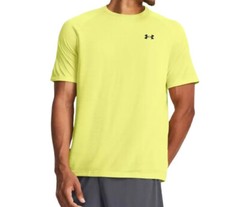 Under Armour Man Sports Shirt Tech Loose Fit, Lime Yellow, XL