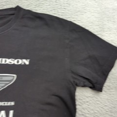 Vintage Harley Davidson T Shirt Men 3XL Asia US XL Black Shanghai 100 Years