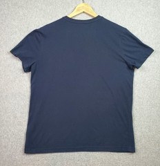 Psycho Bunny Shirt Mens Medium Navy Blue V Neck Bunny Logo Casual Tee T-Shirt
