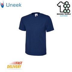 Uneek 1/2/4 PACK Unisex Classic T-Shirt Short Sleeve Work/ Casual Tee (UC301)