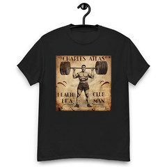 Gym T-Shirt, Charles Atlas fitness shirt for weight lifting