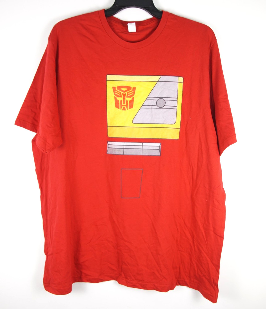 Transformers Blaster Shirt Red Size 3XL