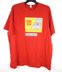 Transformers Blaster Shirt Red Size 3XL