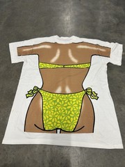 Vintage NY-5 Shirt Mens OS Multicolor Bikini Body Graphic Tee Novelty Beach