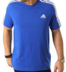 NEW MENS ADIDAS ORIGINALS ESSENTIALS 3 STRIPES TEE SHIRT ~SIZE XL #HE4410