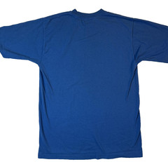 Vintage 90s United Sports Blank TShirt Mens L Blue Heavyweight Single Stitch USA