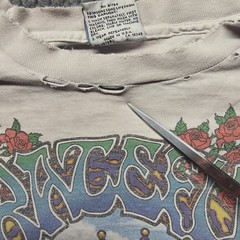 VTG Grateful Dead Seasons of the Dead Tie-Dye T-Shirt Men’s XL Liquid Blue 1993