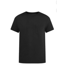 Athletic Works Men’s Black Short Sleeve Cotton T-Shirt Size XL (46-48) NEW