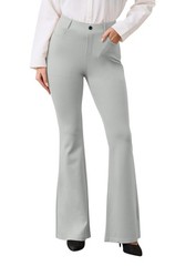 Flare Yoga Dress Work Pants Women High Waisted Pull On Stretchy Slacks Flared…