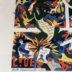 Lacoste LIVE Tshirt NWT Super Hero Series x Brecht V. Size 6 Large MSRP $70