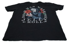 Jelly Roll Walking Dead Graphic T-Shirt Men’s Large Black Short Sleeve T0496