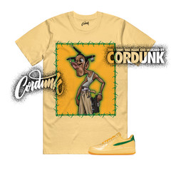 Air Force 1 Topaz Gold Pine Green Orange Patent Leather T Shirt Match LDOG