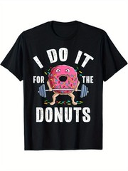 Funny Weightlifting Gym Bodybuilding Deadlift Workout Donut Unisex T-Shirt
