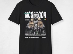 90s Bootleg Irish MMA Fighter Vintage Graphic Tee MMA Gift T-Shirt