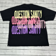 Valabasas Question Sanity All Over Print Shirt Men XXL Boxy Oversized Streetwear