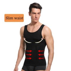 Men’s Slimming Vest Body Shaper Abs Abdomen Compression Shirt Workout Tank Tops