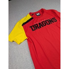 Overwatch League Shanghai Dragons Inaugural Season Jersey Red Yellow Mens Small