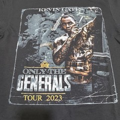 Kevin Gates Only The Generals Tour 2023 Shirt Black Graphic Tee Men’s Size M EUC