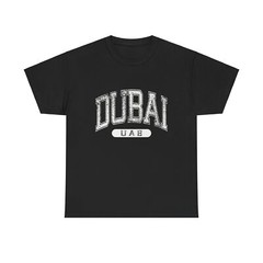 Dubai UAE Classic Varsity Style T-Shirt Tourist Destination Tee