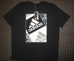 NEW MEN’S ADIDAS ORIGINALS BOS LOGO MIX TEE SHIRT ~SIZE LARGE #HE1250