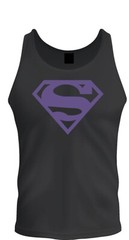 Superman Shirt Unisex T-shirt Tee Black T-Shirt Tee Tank Top