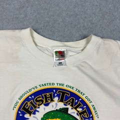 Fruit of the Loom Fish Tale Ales Olympia Washington Beer T-Shirt Cream XXL