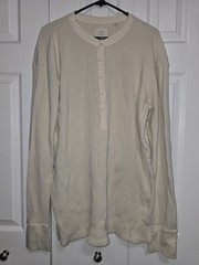Fear Of God FOG Collection One 2015-2016 Beige Waffle Henley Men’s Size Large