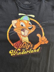 Spencer’s Willy’s Wonderland T-Shirt Size XL Pet And Smoke Free Home