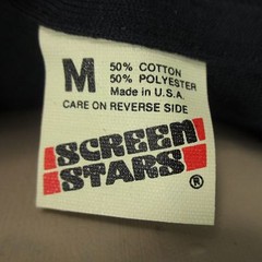 vtg 80s COWBOY LET’S RODEO single stitch T-Shirt SMALL horse bull belt buckle