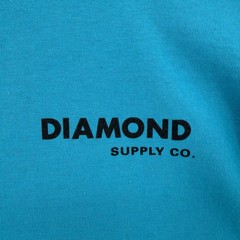 Diamond Supply Co Parfum T-Shirt Graphic Tee Men’s Large Teal Blue NWT 11993
