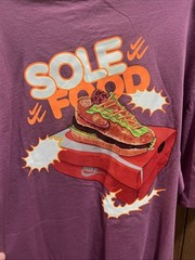 NWT Nike Sole Food T-Shirt With Burger Shoe Retail $35