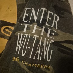 Rare Wu-Tang Mitchell & Ness 36 Chambers Camo T Shirt Men’s Sz XL